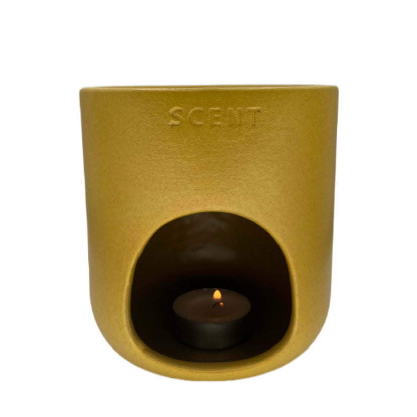Scent x Vorster & Braye ceramic burner in mustard