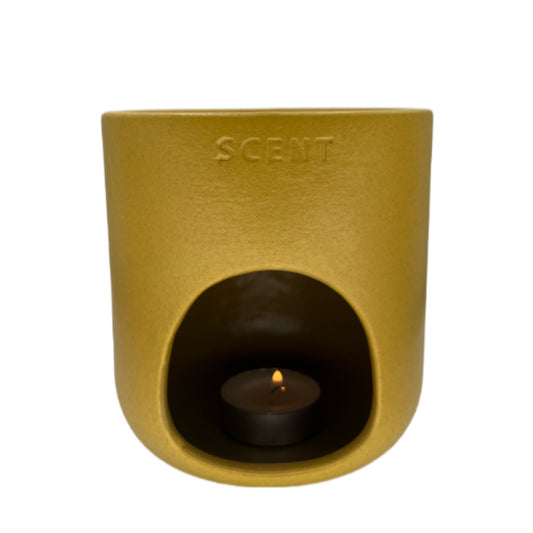 Scent x Vorster & Braye ceramic burner in mustard