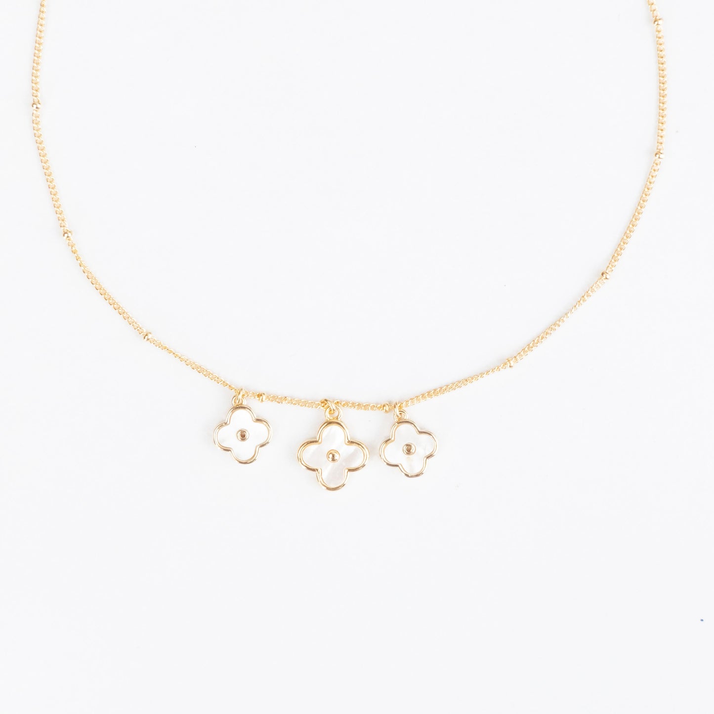 Three Fleur Necklace