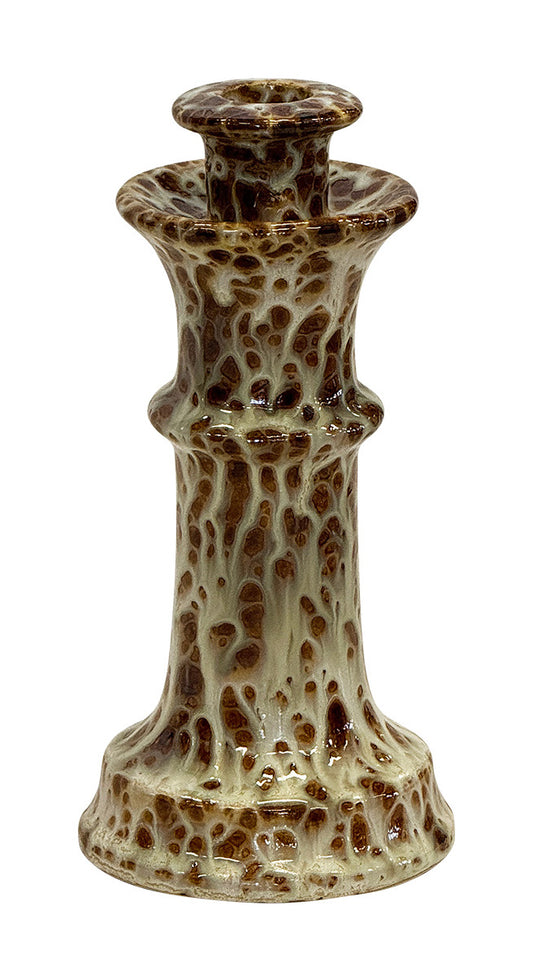 Safari ceramic taper candle holder, large
