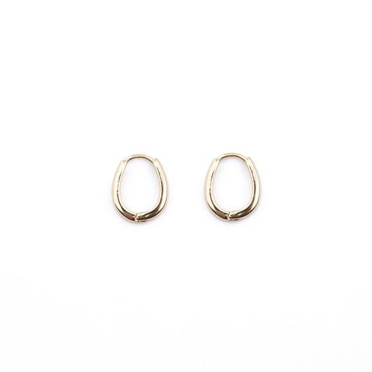 Gold Oval Huggies